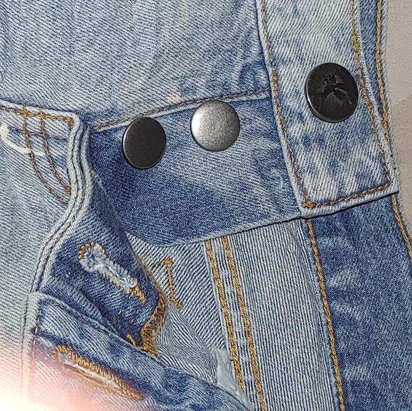 NWT ONE TEASPOON SPLATTER PAINTED BONITAS DENIM SHORTS, SIZE 30 - Picture 5 of 6